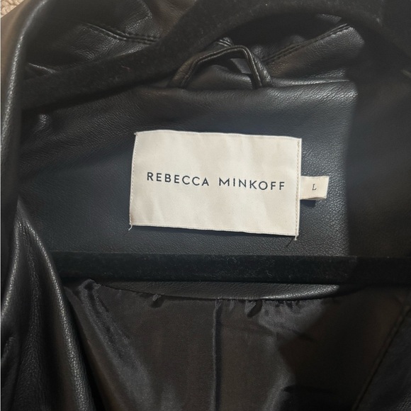 Rebecca Minkoff Black Leather Jacket - Picture 2 of 3
